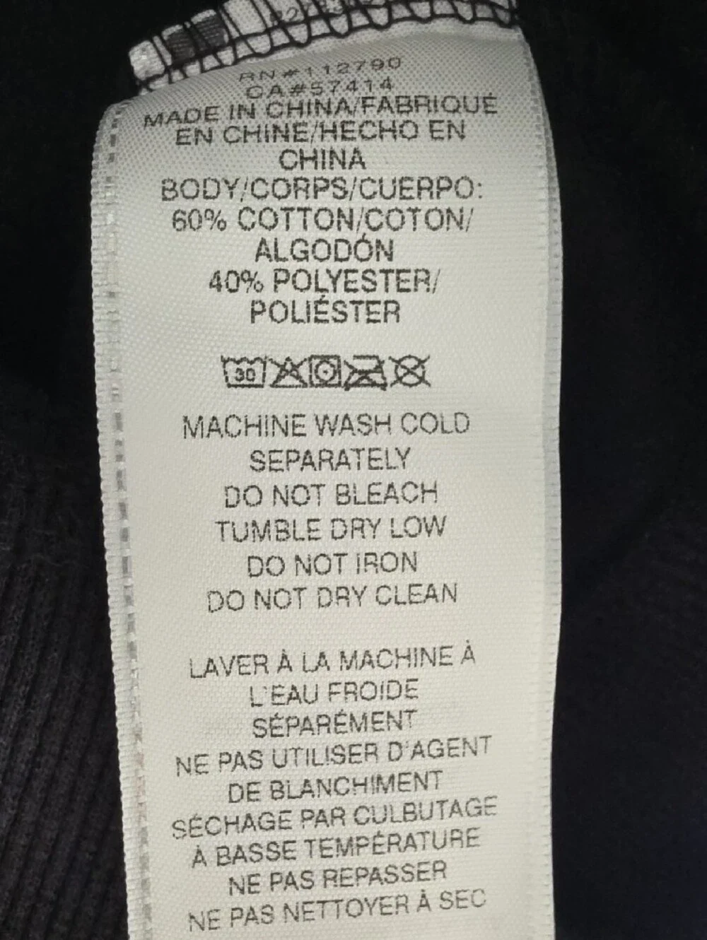 True Religion Full Zip Sweatshirt Jacket with White Logo Trim - New